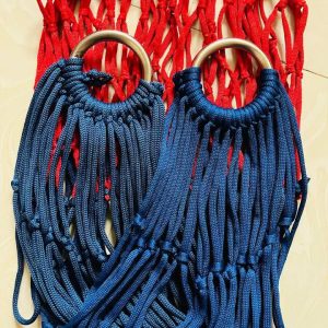 নীল লাল কালার রিং দোলনা